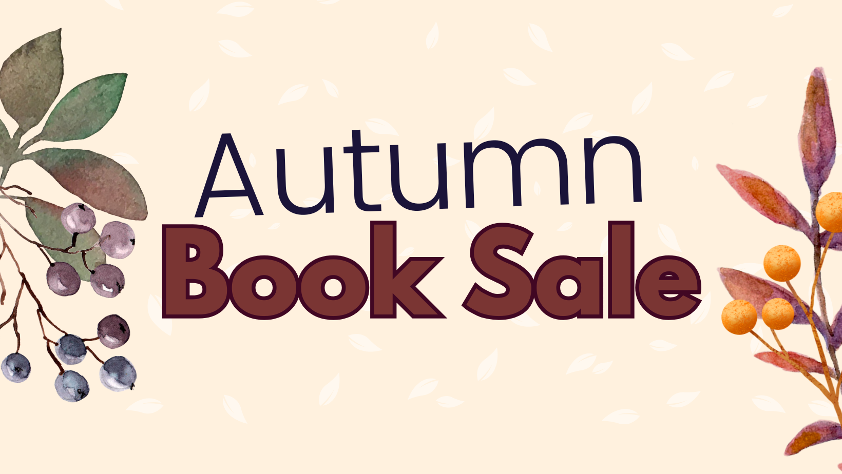 Autumn Book Sale Feature Image Autumn Book Sale
