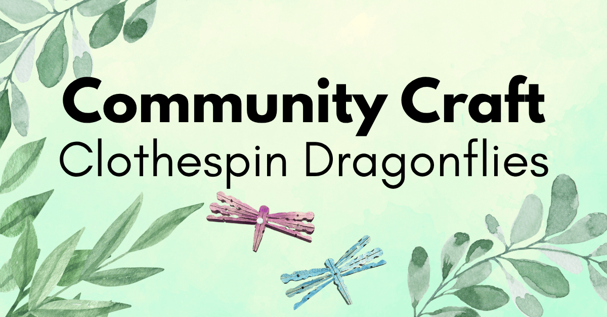 Community Craft Clothespin Dragonflies