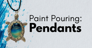 Paint Pouring: Pendants